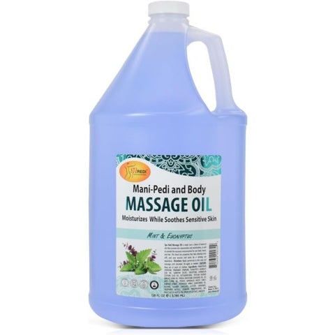 Spa Redi Massage Oil - Mint & Eucalyptus 128oz (Gallon)