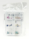 Queen - Nail Charms 10pc - #049 Assorted Hearts with Crystals