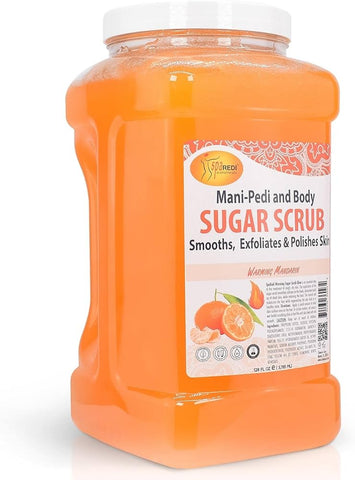 Spa Redi Sugar Scrub - Mandarin 128oz