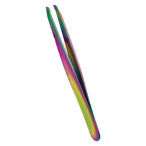 Burmax - Slant Tip Titanium Tweezer