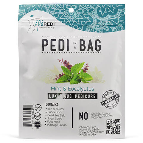 Spa Redi - Detox Pedi In A Bag 0.7oz (Mint & Eucalyptus)