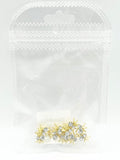 Queen - Nail Charms 10pc - #404 Gold White Ants