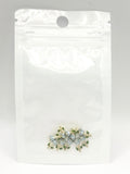 Queen - Nail Charms 10pc - #295 Gold Blue Roses