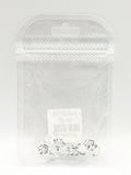 Queen - Nail Charms 10pc - #158 Silver Tiaras with Iridescent Stones