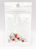 Queen - Nail Charms 10pc - #084 "Love" Red Hearts