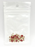 Queen - Nail Charms 10pc - #265 Gold Red Barbies