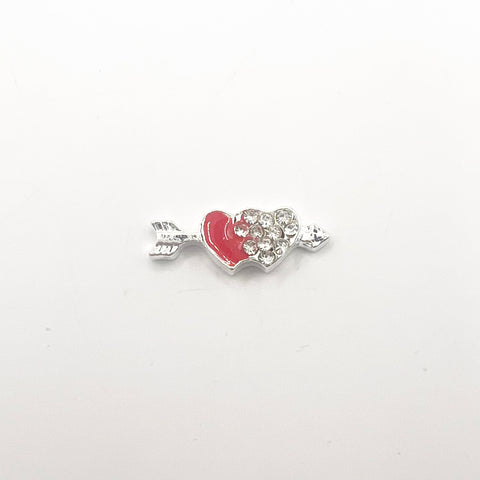 Queen - Nail Charms 10pc - #201 Silver Cupid’s Arrows