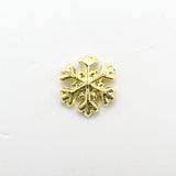 Queen - Nail Charms 10pc - #247 Gold Mini Snowflakes