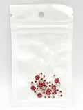 Queen - Nail Charms 10pc - #264 Silver Red Barbies