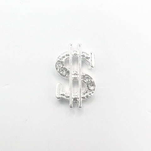 Queen - Nail Charms 10pc - #258 Silver Dollar Signs