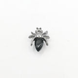 Queen - Nail Charms 10pc - #406 Silver Mini Black Bugs