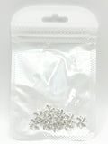 Queen - Nail Charms 10pc - #224 Silver Crystal Fans