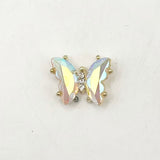 Queen - Nail Charms 10pc - #120 Gold Iridescent Butterflies