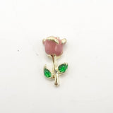 Queen - Nail Charms 10pc - #293 Gold Light Blush Roses