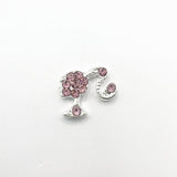 Queen - Nail Charms 10pc - #272 Silver Pink Barbies