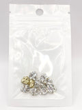 Queen - Nail Charms 10pc - #106 Gold Crystal Clusters