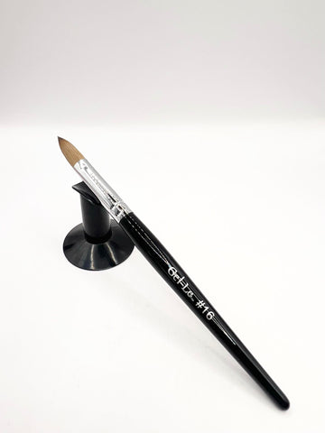 Gel-Le - Kolinsky Acrylic Brushes - Black Handle #16 (Pressed)