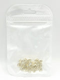 Queen - Nail Charms 10pc - #415 Gold Wire Tied with Pearl Crystal