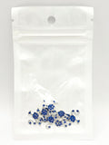 Queen - Nail Charms 10pc - #270 Silver Blue Barbies