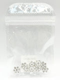 Queen - Nail Charms 10pc - #242 Silver Snowflakes