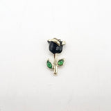 Queen - Nail Charms 10pc - #290 Gold Black Roses