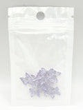 Queen - Nail Charms 10pc - #331 Silver Purple Butterflies