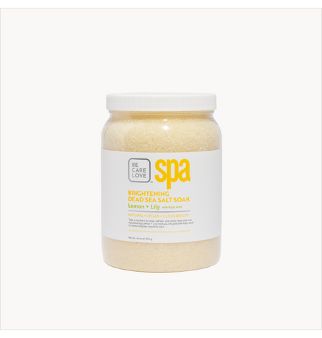 BCL Spa - Brightening Lemon + Lily - Dead Sea Salt Soak 64oz