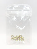 Queen - Nail Charms 10pc - #005 Gold Iridescent Ovals