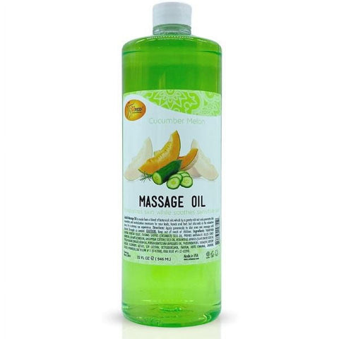 Spa Redi Massage Oil - Cucumber Melon 32oz