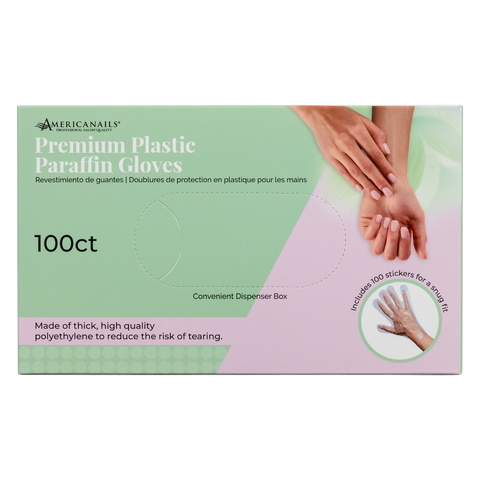 Americanails - Premium Plastic Paraffin Gloves 100ct