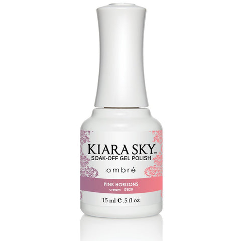 Kiara Sky Ombre' (MOOD) - 828 Pink Horizon (Gel)